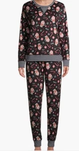 SECRET TREASURES SCHLAFANZUG HOT COCOA LANGARM, LANGE MANSCHETTE ZUCKERSTANGE 2X - Bild 1 von 2