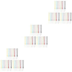 8PCS Silicone Colorful Wrist Lanyard Phone Charms Strap Phone Wrist Chain - Zdjęcie 1 z 12