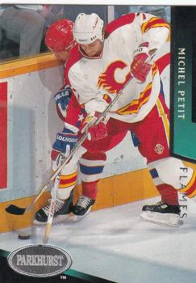 #304 Michel Petit - Calgary Flames - 1993-94 Parkhurst Hockey - Image 1 of 1