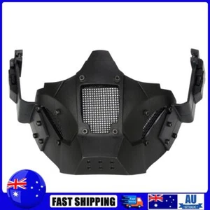 Airsoft Mask 700FPS Impact Resistance Safety Mask Detachable for Training(Black) - Picture 1 of 11