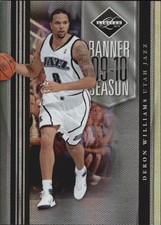 2010-11 Limited Banner Season Silver Spotlight Jazz Card #19 Deron Williams /49
