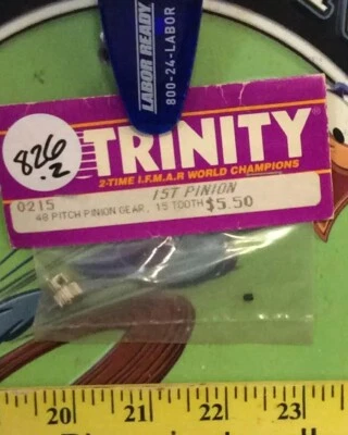 Trinity 0215 Pinion Gear {15T/48P} NewInPack 🇺🇸Shipped - Image 1 of 2