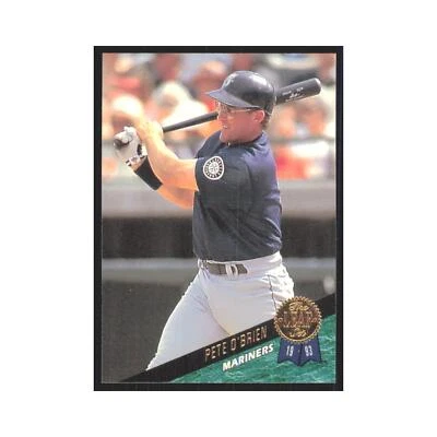 1993 Leaf Pete O'Brien Mariners #412 - Image 1 of 3