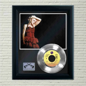 Madonna "Vogue" Silver Framed Record Display - Picture 1 of 4