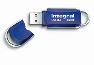 32GB Integral Courier USB3.0 Flash Drive (140MB/sec) - Picture 1 of 2