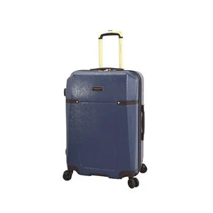 London Fog Brentwood II Expandable HARDSIDE Spinner, Blue, 25-Inch - Picture 1 of 5