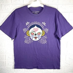 Dia Pacheco For Golden Hour Women’s T-Shirt Short Sleeve Graphic Size M Purple - Picture 1 of 7