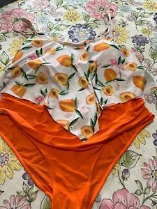 Women’s Plus Size 2 Piece Swimsuit Fits 2XL Plus Size Cruise Beach Vacation - Picture 1 of 4