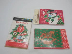 Lot of 3 NIP Vintage Christmas Party Holiday Party Invitations - Picture 1 of 7