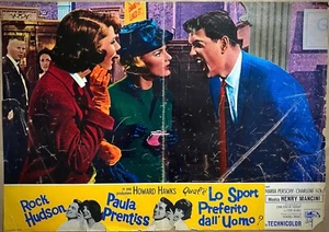 LO SPORT PREFERITO DALL'UOMO ? -Fotobusta Originale- Rock Hudson - 1964 - - Foto 1 di 1