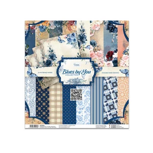 Couture Creations Blues by You - 6.5" x 6.5" Paper Pad ( 3 x 8 designs) - Picture 1 of 1