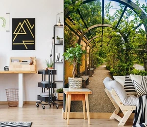 Carta da parati 3D Park Promenade H6243 immagine da parete autoadesiva adesivo rimovibile Erin - Foto 1 di 11