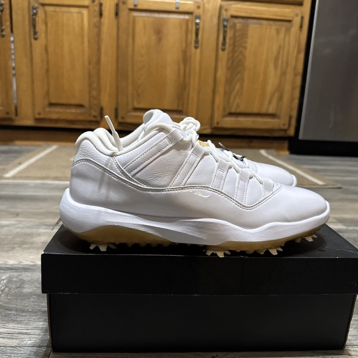 @NIKE AIRJORDAN 11 RETRO LOW GOLF　25.5㎝ Jordan 11 Golf Low Metallic Gold for Sale | Authenticity