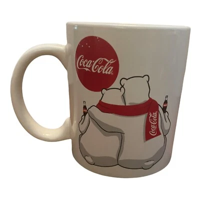 Coca Cola Red White Classic Script Logo Collector Coffee Cup Mug Gift - Image 1 of 4