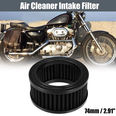 Air Filter Cleaner Replacement for Harley-Davidson Iron 883 2009-2015 Black - Image 1 of 4