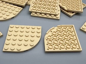 LEGO Plate 6 x 6 Round Corner 6003 From Snack Shack Set 910030, 6 Pieces - Picture 1 of 9