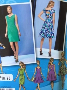 Simplicity Sewing Pattern 1651 Ladies Misses Dress Size 12-20 Uncut - Picture 1 of 3
