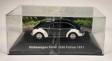 De Agostini, Volkswagen Sammlung Nr. 28, VW Käfer 1200 Polizei 1971, 1:43 #VG53