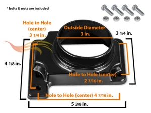Placa adaptadora sensor de flujo de aire de masa MAF de admisión de aire para 91-99 3000GT Stealth V6 - Imagen 1 de 1