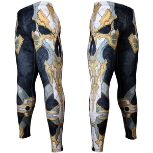 FY-131Y GOLDEN ARMY -Yellow Compression Skin Tight Baselayer Spats Rash guard - Picture 1 of 6