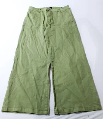 Kut From The Kloth Women's Meg High Rise Wide Leg Pants BE5 Olive Size 10 - Image 1 of 4