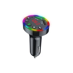 12-24V Voiture Bluetooth5.0 Transmetteur FM Lecteur MP3 Radio Adaptateur 2x Chargeur USB A - Photo 1/9