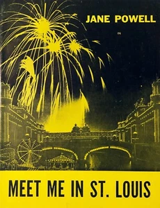 JANE POWELL Autographed Hand SIGNED MEET ME IN ST. LOUIS 1972 PROGRAM w/COA - Picture 1 of 4