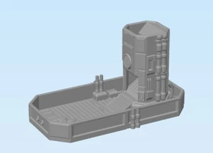 Miniaturas de la Legión de Star Wars - Paisaje - Torre de dados de estación de bombeo - Imagen 1 de 3