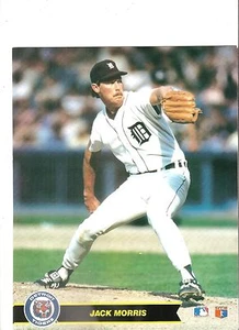 JACK MORRIS 8X10 PHOTO CARD 1990 CMC DETROIT TIGERS LEGEND! - Picture 1 of 2