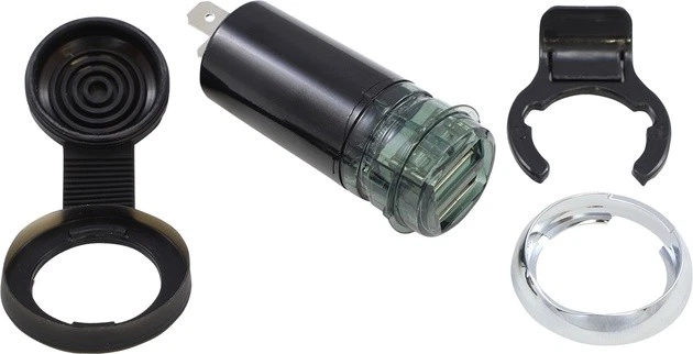 Toma de corriente USB Koso para modelos Harley con toma de corriente #KO008000 Harley Davidson Foto 1 de 1