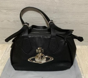 Borsa weekend Vivienne Westwood 3 Accord nuova con etichette in pelle nera sfera tasca interna - Foto 1 di 10