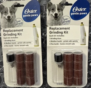 LOTE de 2 Patas suaves Kit de molienda de repuesto para molinillo de uñas de mascotas para perros y gatos - Imagen 1 de 2