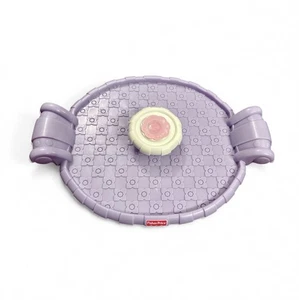 Tetera musical Fisher Price divertida con comida bandeja púrpura pieza de repuesto - Imagen 1 de 4