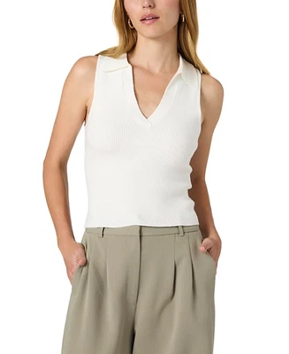 FRENCH CONNECTION Cosysoft V Neck Knit Tank Top MSRP $88 - Image 1 of 3
