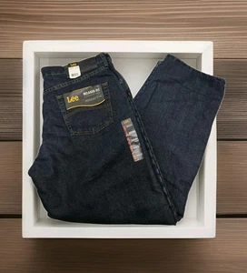 Lee Relaxed-Fit Straight-Leg Black Quartz Jeans - Men's 36x30 - NEW - Picture 1 of 5