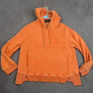DSQUARED2 Hoodie Womens Medium Orange Maple Leaf Made in Italy S72GU0107 - Picture 1 of 15