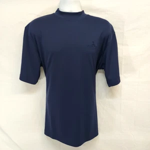 PEBBLE BEACH Performance Herren Large Shirt Navy Golf Rundhals Pullover PB Logo - Bild 1 von 8