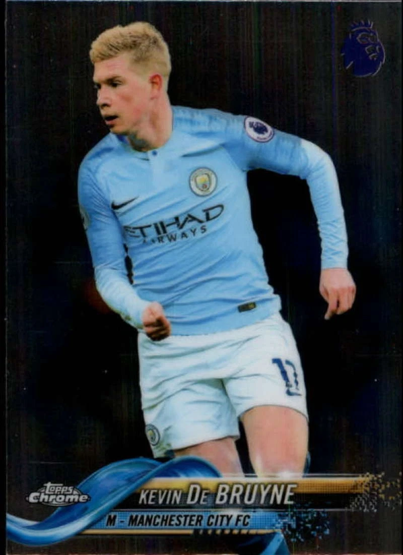 2018-19 Topps Chrome Premier League Kevin de Bruyne #50 for sale