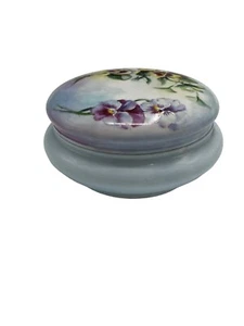 Limoges AK Frankreich große handbemalte Schmuckschatulle Schmuckschatulle - kleiner Makel - Bild 1 von 6