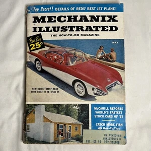 Mechanix Illustrated Magazine Buick Fishing Jet Plane Vintage May 1957 - Picture 1 of 8