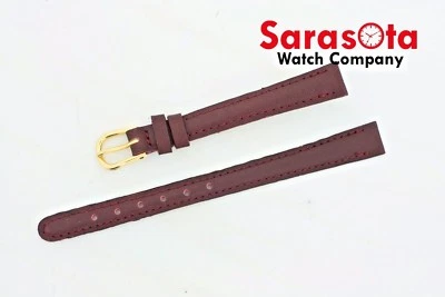 deBeer Neo Calf 10/14/17mm Regular Length Burgundy Waterproof Leather Watch Band - Image 1 of 4
