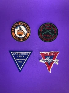 Vintage Aufnäher CVJM, NRA gemischt Vintage Konvolut Aufnäher Abzeichen 4 Stück - Bild 1 von 4