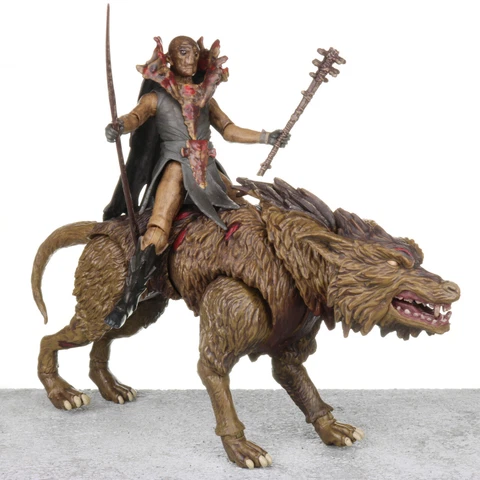 Hobbit Unexpected Journey Orc FIMBUL THE HUNTER & WARG 4" Action Figure 2012 Cover