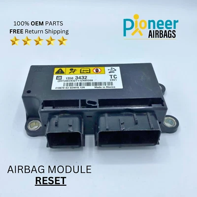 FOR ALL CHEVROLET CAMARO SRS RCM RESTRAINT MODULE OEM REPAIR CRASH CODE RESET! - Image 1 of 4