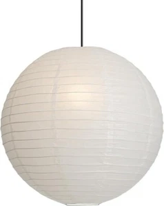 1PC 19.7 Inch Round Rice Paper Lamp Shades, White Paper Lanterns Lights - Picture 1 of 1
