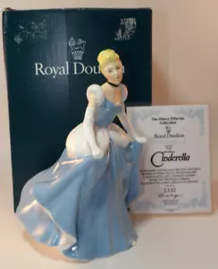 Royal Doulton Disney Princess Ltd Ed 8,25" Figur Aschenputtel + Box & Zertifikat Sehr guter Zustand - Bild 1 von 9