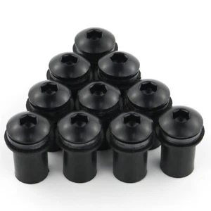 Windscreen Bolt Fit For Kawasaki Ninja 250R/SL ZZR250 EX250 300 EX300 400 Black - Imagen 1 de 6