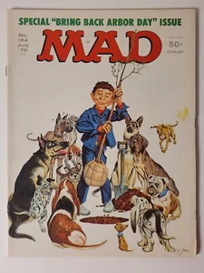 MAD Magazine #184 (July 1976) Dogs Cover + Nicholson Cuckoo's Nest - Picture 1 of 5