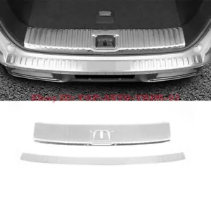 For Infiniti QX60 2022-2024 Chrome Rear Bumper Protector Cover Sill Guards Steel - Picture 1 of 3