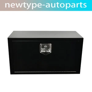Caja de herramientas para camioneta pickup de acero negro de 30"" x 14"" x 16"" con bloqueo - Imagen 1 de 4